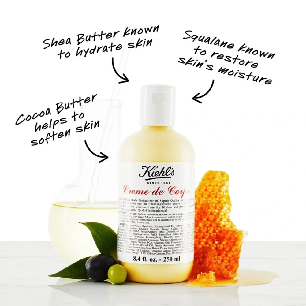 *Sealed* Kiehl’s Crème de Corps Body Lotion with Body Butter 4.2 fl oz/125 mL